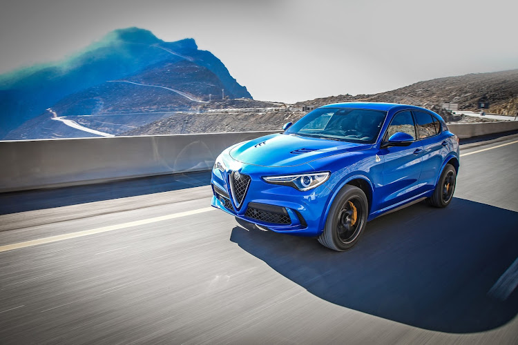 The potent Stelvio QV holds the Nurburgring lap record for fastest SUV. Picture: SUPPLIED