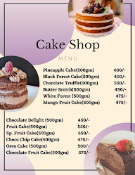 Cake Shop menu 3