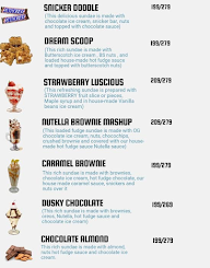 Cremeborne Ice Cream & Dessert menu 4