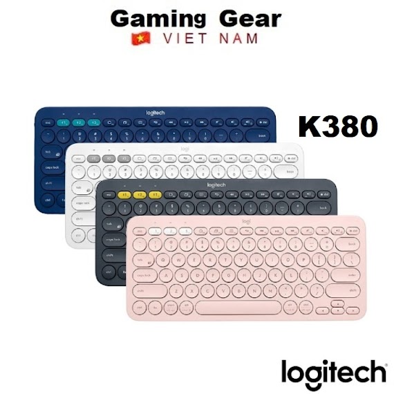 [Mã Elmall5 Giảm 5% Đơn 300K] Bàn Phím Không Dây Bluetooth Logitech K380 Multi - Device ( Giảm Ồn Đa Thiết Bị, Mac/ Pc)