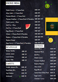 Siddhatva meals menu 2