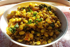 Sprouted Green Gram Sabzi