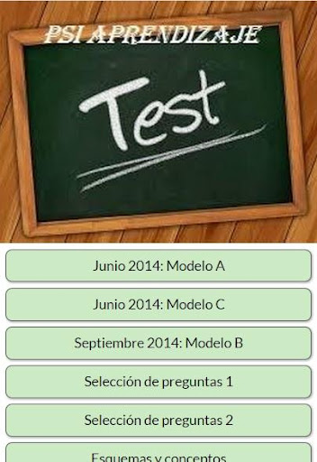 Test Aprendizaje LAST MINUTE