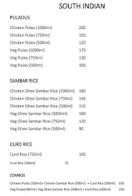 Freakout Biryanis menu 2