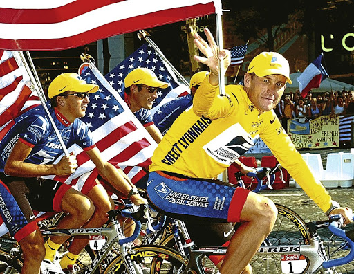 Lance Armstrong before his yellow-jersey days lost their glory.