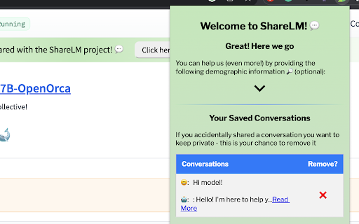 ShareLM: Share your chat conversations