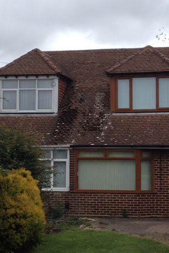 Finished result of the chimney removal.