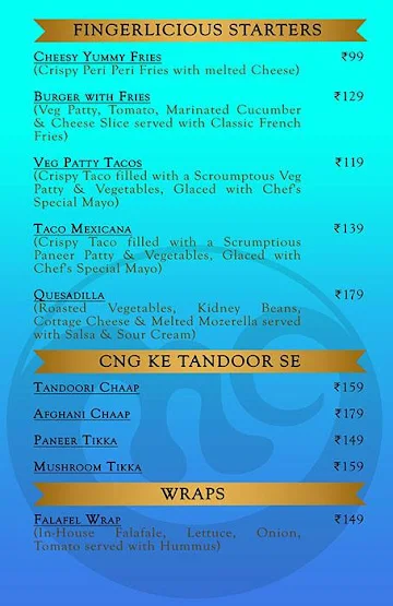 Chills N Grills menu 