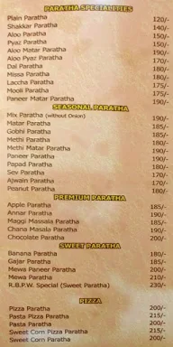 Ram Babu Parathe Wale menu 4