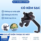 Giá Đỡ Điện Thoại Xe Máy Kẹp Điện Thoại Xe Máy C2 Kim Loại Chống Cướp Chống Mưa Gắn Chân Gương