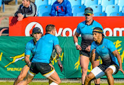 Springbok players during the South African national men's rugby team training session at Affies on June 06, 2017 in Pretoria, South Africa.