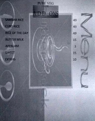 Shri Ganesh Bhavan menu 2