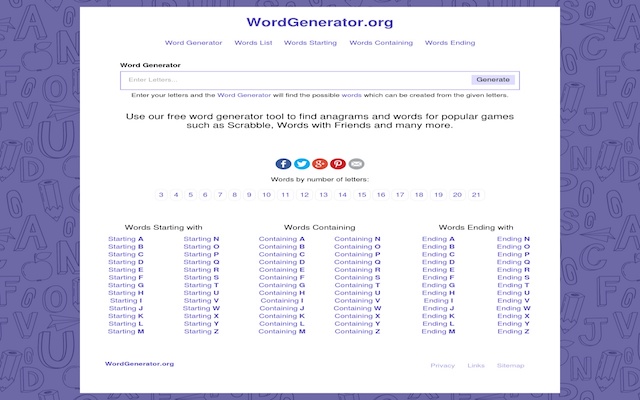 Word Generator