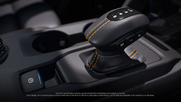 Sleek new e-shifter gives the cabin a more modern look and feel.