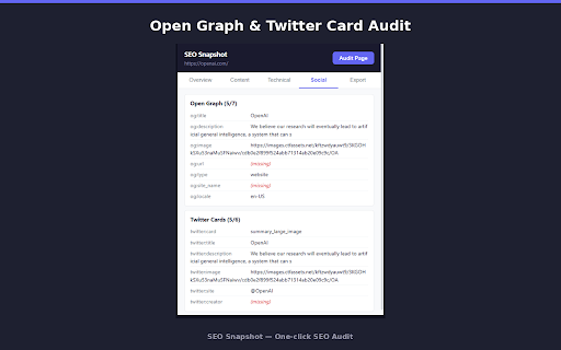 SEO Snapshot screenshot 4