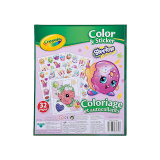 Раскраска с наклейками Shopkins Crayola за 292 руб.