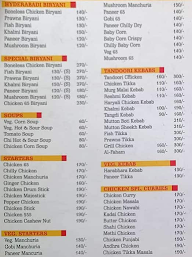 Mehfil Restaurant menu 1