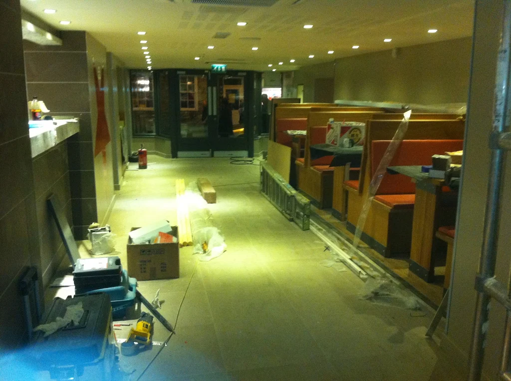 Album cover: Builders & Sparkle Clean - Wagamama York