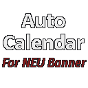 Auto Calendar for NEU Banner