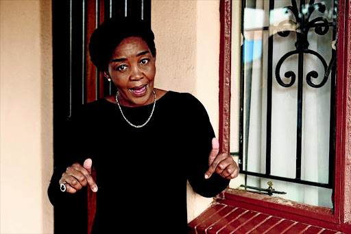 FURIOUS: Motsidisi Tau at her home in Riverlea, JohannesburgPHOTO: PETER MOGAKI