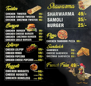 Deenar Food Junction menu 