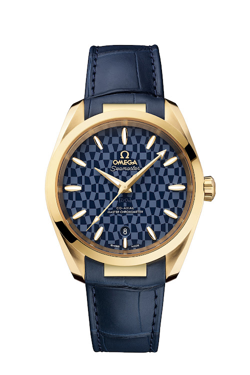 Omega Seamaster Aqua Terra 150m Tokyo 2020 18K yellow gold soldier.