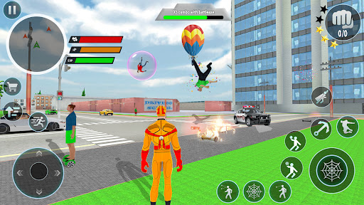 Screenshot Police Robot Rope Hero Game 3d