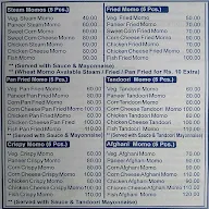 Momo Mania menu 1