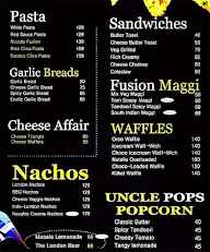 The London Shakes menu 3