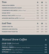 Third Wave Coffee menu 2