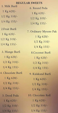 Sri Ganesh Sweets menu 3