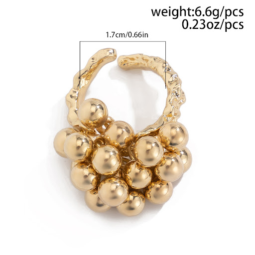 Title 1, Irregular Hollow-out Cord Braiding Ring Alloy O...