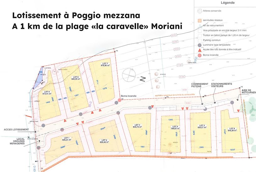  Vente Terrain à bâtir - 826m² à Linguizzetta (20230) 