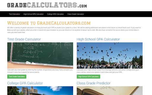 Grade Calculators