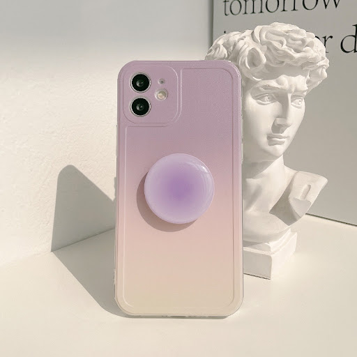 Title 7, Korean Ins Gradient Silicone Mobile Phone Case,...