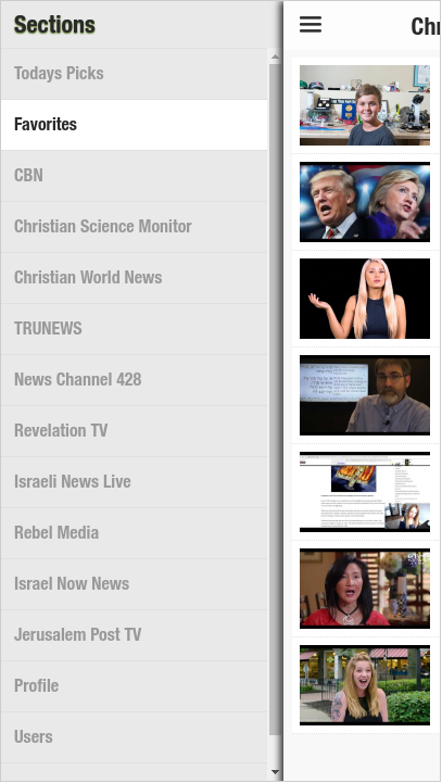Android application Christian News Mix screenshort