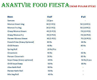 Anantvir Food Fiesta menu 1