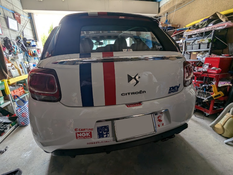 ジュリエッタのアルファロメオ・DS3カブリオ　スポーツシック・TOM'Sガレージ・がいな製麺所・闘竜灘に関するカスタム事例の投稿画像2枚目