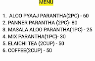 Rfc@ Paratha menu 1