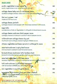 Facing East menu 8