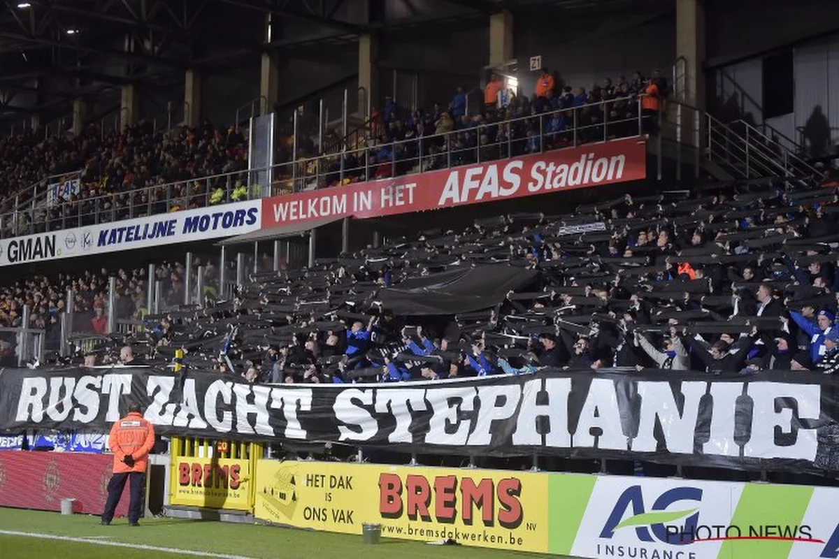 Les hommages pour la femme de Buffel sont nombreux dans les stades belges ce samedi