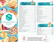 Saldanha Bakery menu 2