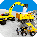 Snow Excavator Crane Simulator Apk