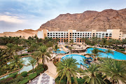 A view of the pool at the Al Waha Hotel.
