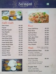 Hotel Swagat menu 4