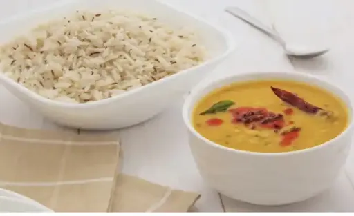 Dal Fry With Jeera Rice