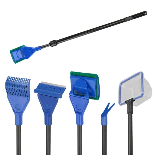 Aquarium Cleaning Tools Aquarium Tank Clean Set Aquarium Cleaner Adjustable 5 in 1
