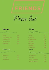 Ishwarya Mess menu 1