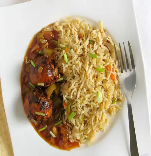 Fried Rice And Manchurian