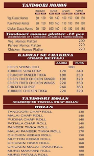 Riyasat E Tandoor menu 1